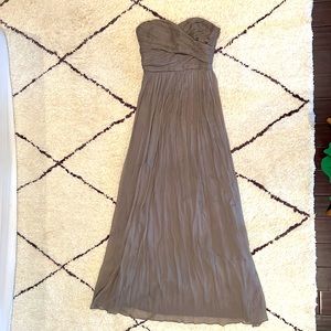 J.Crew silk chiffon sweetheart gown, size 2